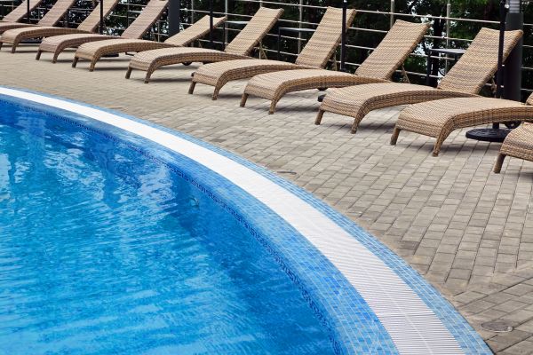 Poolside Hardscaping in Glen Burnie